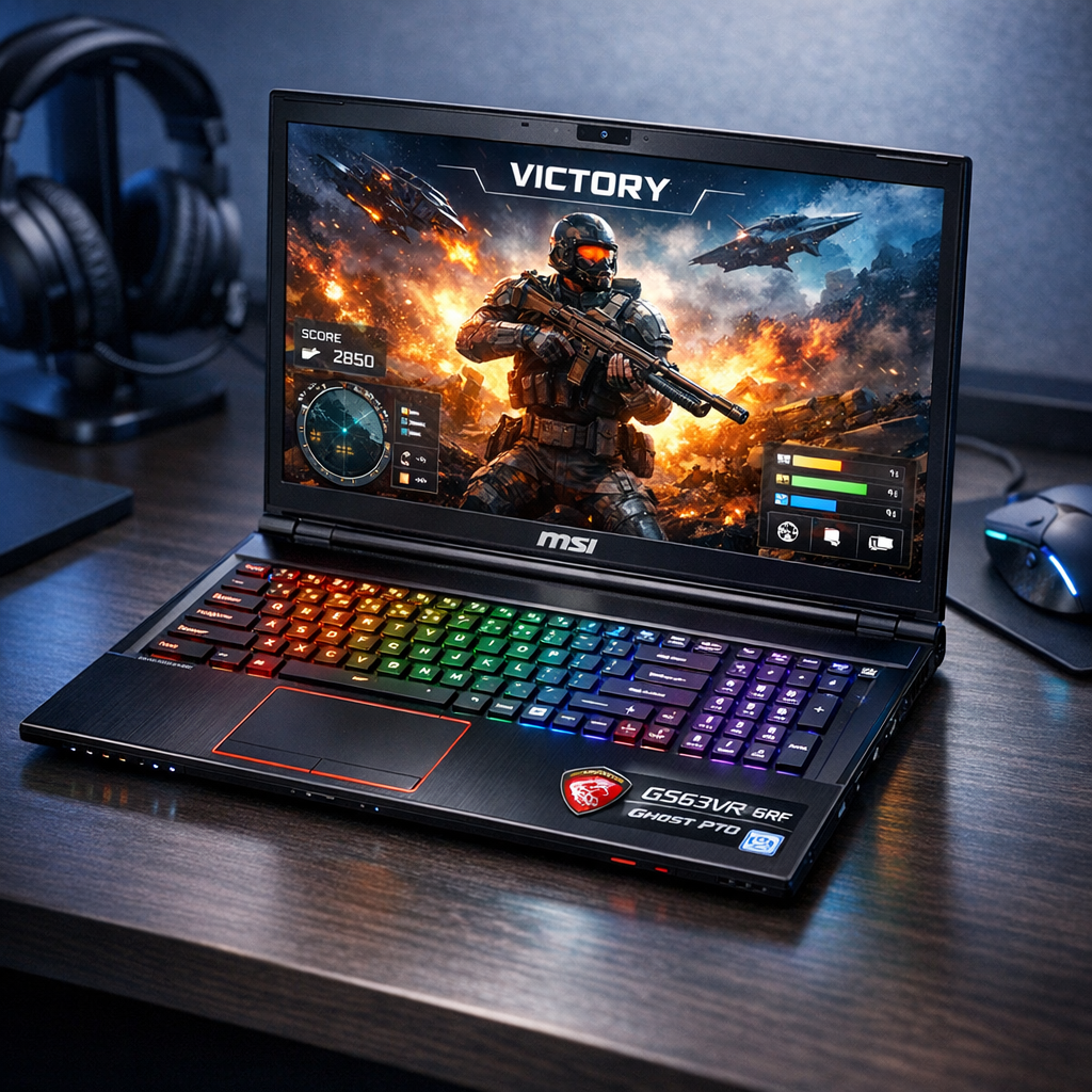 MSI - Notebook - GS63VR 6RF Ghost Pro (MS-16K2)