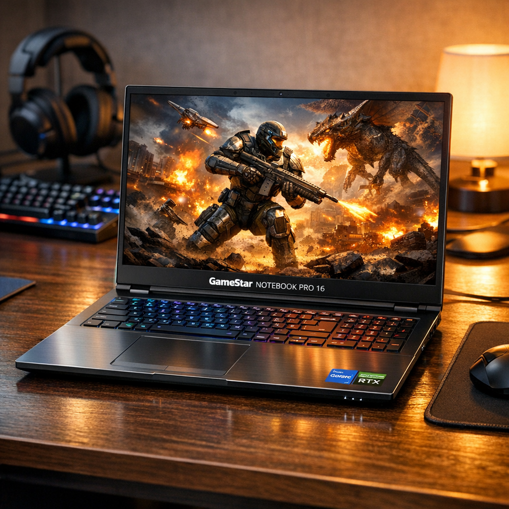 One - Gamestar Notebook Serie - GameStar Notebook Pro 16 (P960EP6)