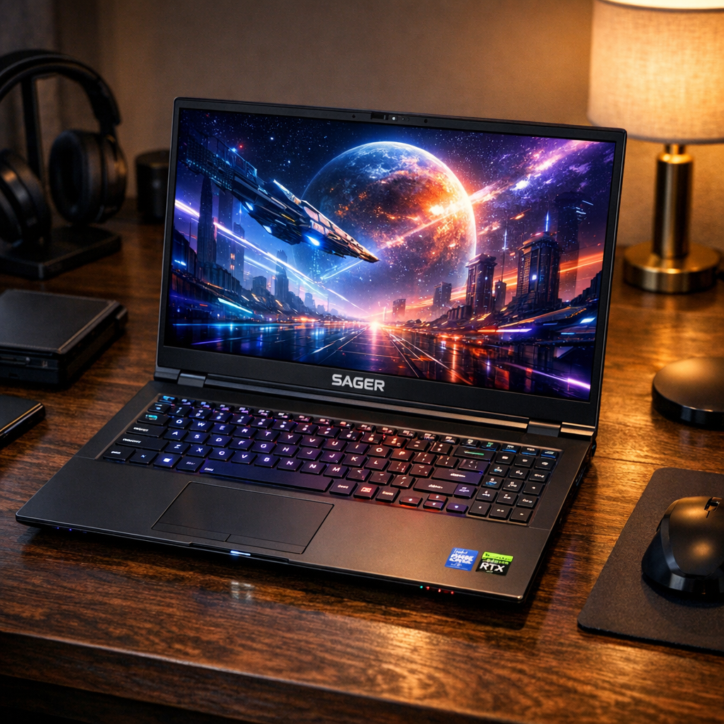 Sager Notebook - NP9000 Serie - NP9372W (X370SNW-G)
