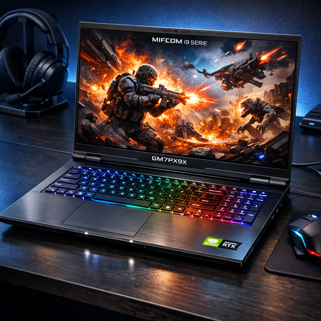 Mifcom - i9 Serie - Gaming Laptop i9 (GM7PX9X)