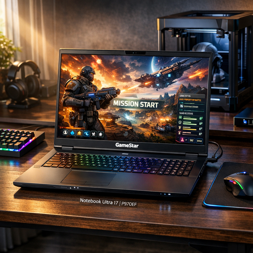 One - Gamestar Notebook Serie - GameStar Notebook Ultra 17 (P970EF)