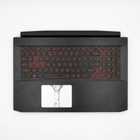 Original Tastatur inkl. Topcase für ACER - 6B.QBKN2.014 - schwarz/rot/schwarz mit Backlight DE (deutsch)
