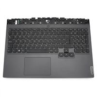 Original Tastatur inkl. Topcase für LENOVO - 5CB1C74780 - schwarz/schwarz mit Backlight DE (deutsch)