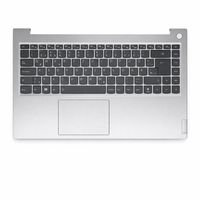 Original Tastatur inkl. Topcase für LENOVO - 5CB1C15126 - grau/silber DE (deutsch)