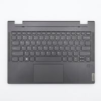 Original Tastatur inkl. Topcase für LENOVO - 5CB0W43751 - grau/grau mit Backlight UAE (arabisch)