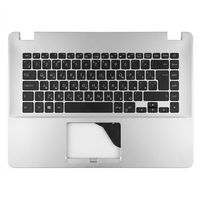 Original Tastatur inkl. Topcase für ASUS - 90NB0I12-R30GE0 - schwarz/silber DE (deutsch)