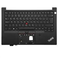 Original Tastatur inkl. Topcase für LENOVO - 5M11A35081 - schwarz/schwarz mit Backlight und Mouse-Stick DE (deutsch)