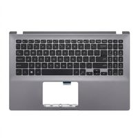Original Tastatur inkl. Topcase für ASUS - 90NB0QD2-R32GE0 - schwarz/grau mit Backlight DE (deutsch)