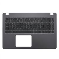 Original Tastatur inkl. Topcase für ACER - 6B.HF6N2.014 - schwarz/schwarz mit Backlight DE (deutsch)