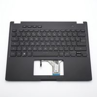 Original Tastatur inkl. Topcase für ASUS - 90NR04H1-R31GE0 - schwarz/schwarz mit Backlight DE (deutsch) 