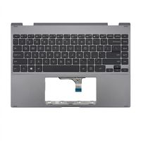 Original Tastatur inkl. Topcase für ASUS - 90NB0QT1-R30GE0 - schwarz/schwarz mit Backlight DE (deutsch) 