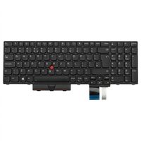 Original Tastatur für LENOVO - 5N21B44387 - schwarz mit Backlight CH (schweiz) 