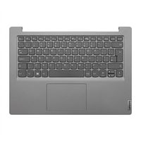 Original Tastatur inkl. Topcase für LENOVO - 5CB0X57153 - grau/anthrazit DE (deutsch) 