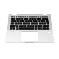 Original Tastatur inkl. Topcase für HP - L31883-041 - schwarz/silber mit Backlight DE (deutsch) 