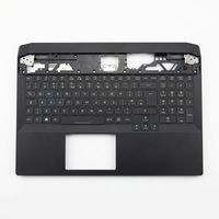 Original Tastatur inkl. Topcase für ACER - 6B.QCPN7.011 - schwarz/schwarz mit Backlight DE (deutsch) 