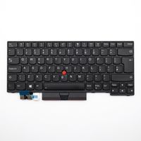 Original Tastatur für LENOVO - 5N20V43733 - schwarz mit Mouse-Stick SP (spanisch) 