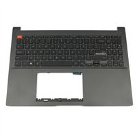 Original  Tastatur inkl. Topcase für ASUS - 90NB0WD1-R30GE0 - schwarz/schwarz mit Backlight DE (deutsch) 