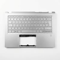 Original Tastatur inkl. Topcase für ACER - 6B.AB1N2.015 - silber/silber mit Backlight CH (schweiz) 