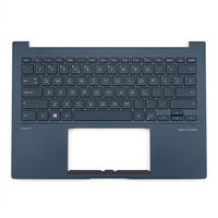 Original Tastatur inkl. Topcase für ASUS - 90NB11R1-R31GE0 - blau/blau mit Backlight DE (deutsch) 