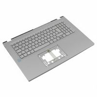 Original Tastatur inkl. Topcase für ACER - 6B.KJLN7.011 - DE (deutsch) grau/grau mit Backlight