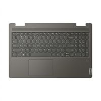 Original Tastatur inkl. Topcase für LENOVO - 5CB1A22436 - dunkelgrün/dunkelgrün mit Backlight (Moos Grün) DE (deutsch) 