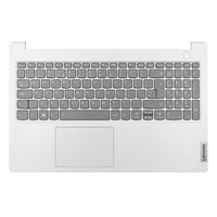 Original Tastatur inkl. Topcase für LENOVO - 5CB1H88688 - grau/grau mit Backlight DE (deutsch) 
