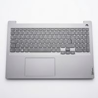 Original Tastatur inkl. Topcase für LENOVO - 5CB1M48402 - dunkelgrau/grau mit Backlight DE (deutsch)