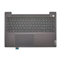 Original Tastatur inkl. Topcase für LENOVO - 5CB1L68942 - grau/grau mit Backlight DE (deutsch)