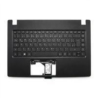 Original Tastatur inkl. Topcase für ACER - 6B.SHXN7.010 - schwarz/schwarz DE (deutsch)