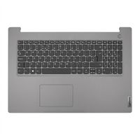 Original Tastatur inkl. Topcase für LENOVO - 5CB0Z48324 - grau/schwarz DE (deutsch)