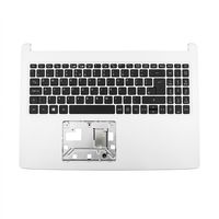 Original Tastatur inkl. Topcase für ACER - 6BHVUN70122 - schwarz/silber DE (deutsch) 