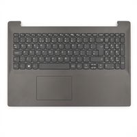 Original Tastatur inkl. Topcase für LENOVO - 5CB0N86425 - grau/grau DE (deutsch)
