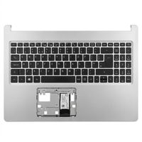 Original Tastatur inkl. Topcase für ACER - 6B.HSNN7.011 - schwarz/silber DE (deutsch) 