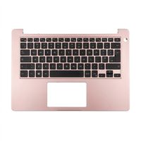 Original Tastatur inkl. Topcase für DELL - TGYNK - schwarz/pink DE (deutsch) 