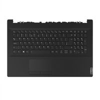 Original Tastatur inkl. Topcase für LENOVO - 5CB0U42954 - schwarz/schwarz mit Backlight FR (französisch) 