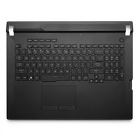 Original Tastatur inkl. Topcase für ASUS - 90NR0431-R31GE0 - schwarz/schwarz mit Backlight DE (deutsch) 