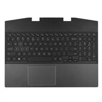 Original Tastatur inkl. Topcase für HP - L57325-041 - schwarz/schwarz mit Backlight DE (deutsch) 