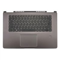 Original Tastatur inkl. Topcase für LENOVO - 5CB0M14142 - schwarz/grau mit Backlight DE (deutsch) 