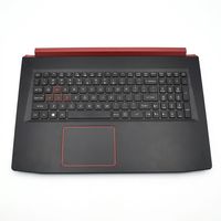 Original Tastatur inkl. Topcase für MSI - 957-17C11E-C06 - schwarz/schwarz mit Backlight DE (deutsch) 