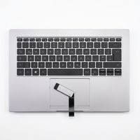 Original Tastatur inkl. Topcase für ACER - 6B.A2RN8.020 - silber/silber mit Backlight DE (deutsch)