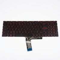 Original Tastatur für MSI - S1N-3EUS2A3-D10 - schwarz mit Backlight US (englisch)