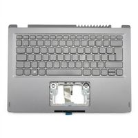 Original Tastatur inkl. Topcase für ACER - 6B.KT4N8.020 - silber/silber mit Backlight DE (deutsch) 