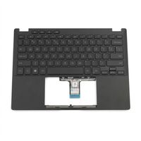 Original Tastatur inkl. Topcase für ASUS - 90NR0EN1-R31GE0 - schwarz/schwarz mit Backlight DE (deutsch)