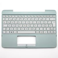Original Tastatur inkl. Topcase für ASUS - 90NB0BK2-R31GE0 - weiß/grün DE (deutsch) 