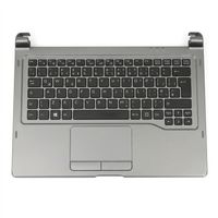 Original Tastatur inkl. Topcase für FUJITSU - FUJ:CP697711-XX - schwarz/grau DE (deutsch)