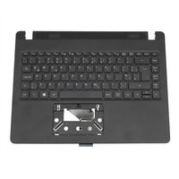 Original Tastatur inkl. Topcase für ACER - 6B.VPNN7.011 - schwarz/schwarz DE (deutsch)