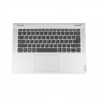 Original Tastatur inkl. Topcase für LENOVO - 5CB0S17558 - grau/silber (ohne Hintergrundbeleuchtung) DE (deutsch)