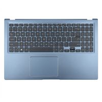 Original Tastatur inkl. Topcase für ASUS - 90NB0K96-R31GE0 - schwarz/blau DE (deutsch)