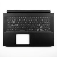 Original Tastatur inkl. Topcase für ACER - 6B.QCUN2.014 - schwarz/schwarz mit Backlight DE (deutsch)