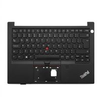 Original Tastatur inkl. Topcase für LENOVO - 5M11C47624 - schwarz/schwarz mit Backlight und Mouse-Stick DE (deutsch)